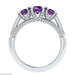 Elegant zircon ring silver plated luxury vintage wholesale - wallojewerly 