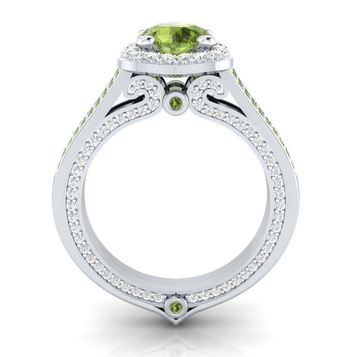 Luxury OL style women's zircon ring