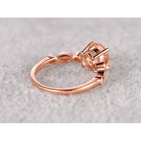 Small Daisy Flower Silver Plated Ring Zircon Rose Gold Plated Women's Jewelry