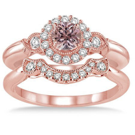 Anillo de hoja de vid de temperamento simple con circonita chapada en oro rosa, joyería para mujer