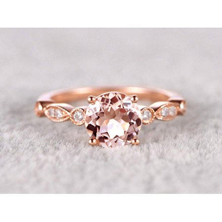 Small Daisy Flower Silver Plated Ring Zircon Rose Gold Plated Women's Jewelry