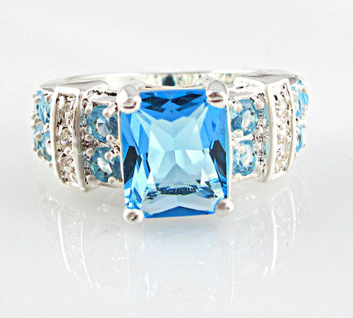 Vintage Copper Plated Silver Engagement Ring for Women