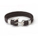 Bracelet Stainless Steel Anchor Genuine Leather Vintage Woven - wallojewerly 