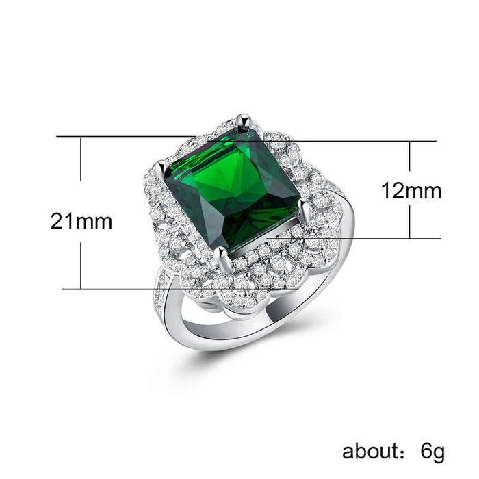 Color separation zircon couple ring gold plated silver wedding couple ring wholesale