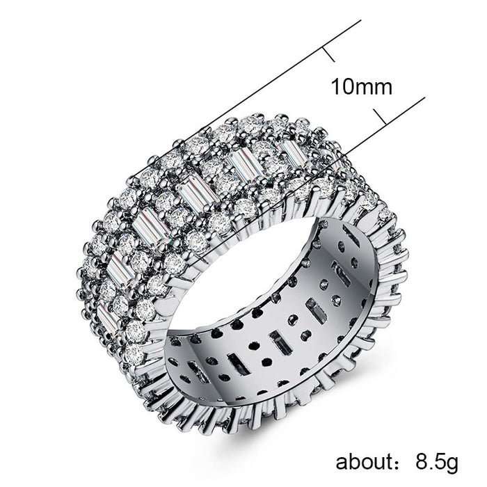 Creative Leaf Zircon Ring Silver Plated Women Jewelry Wholesale