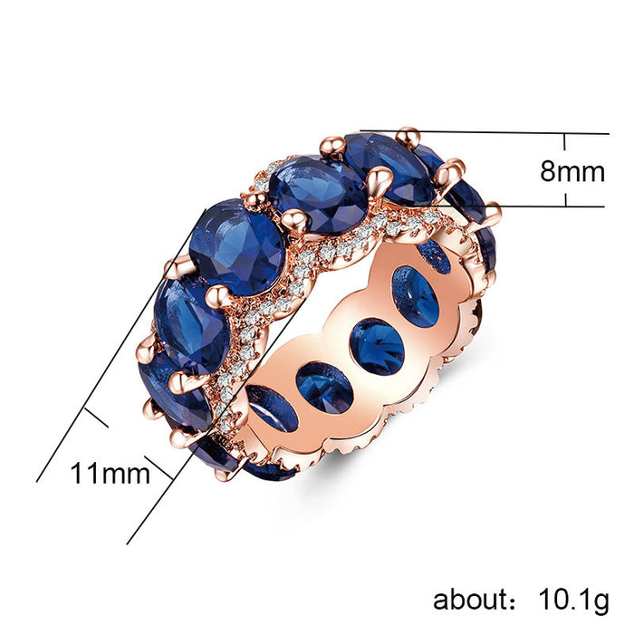 Silver plated marquise zirconia women's ring factory wholesale