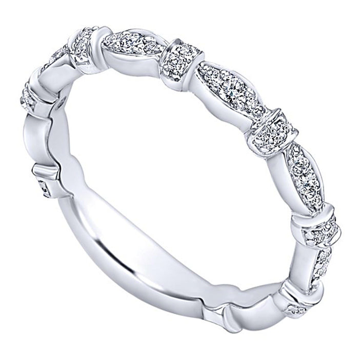 Interlocking engagement wedding rings for women - wallojewerly 