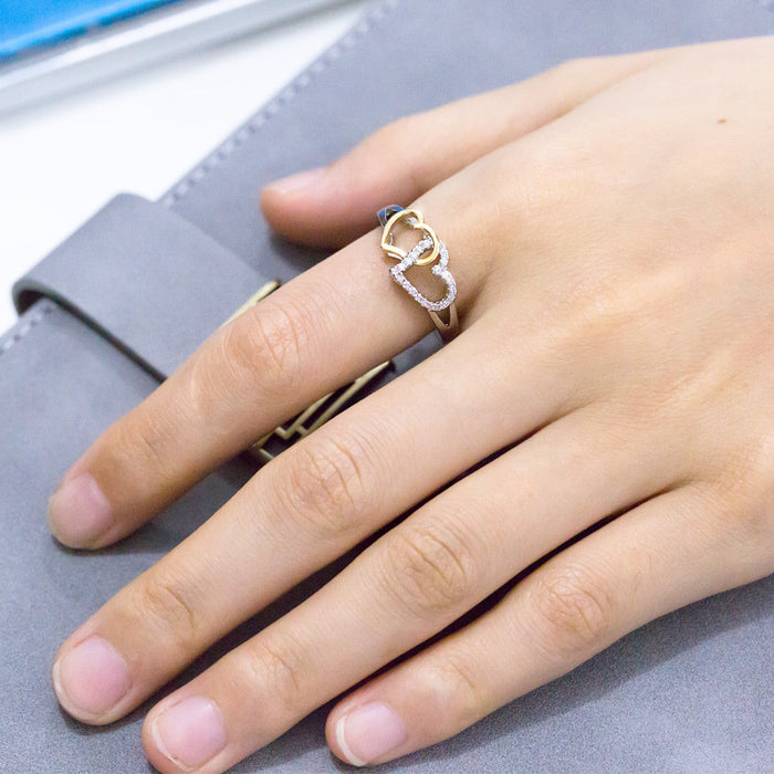 Heart Shaped Micro-paved Zirconia Women's Ring