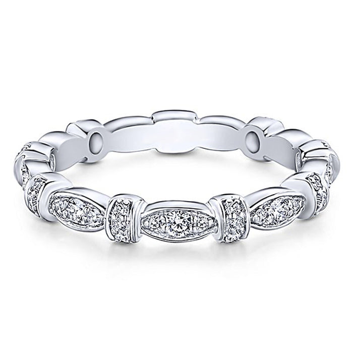Interlocking engagement wedding rings for women - wallojewerly 