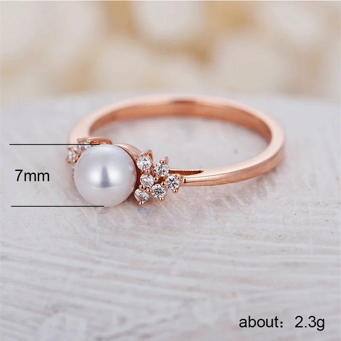 Micro-inlaid zircon women's ring travel commemorative hand jewelry