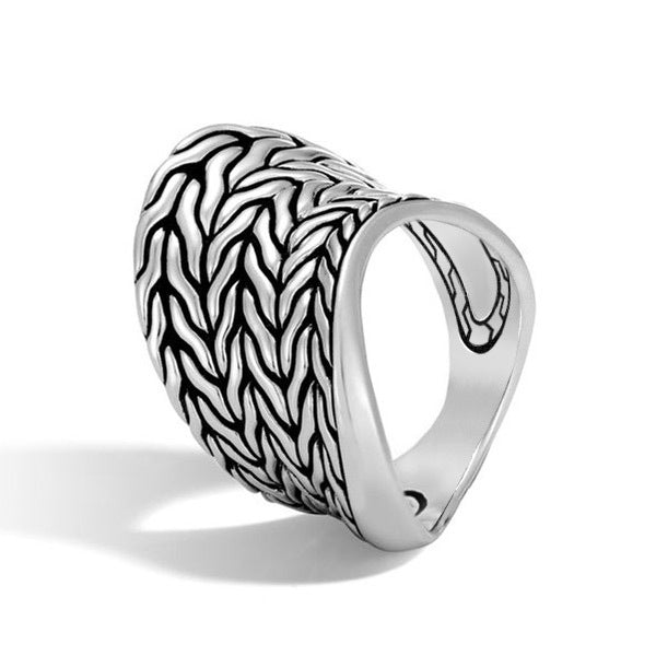 Retro exaggerated texture ring personality hip-hop style bracelet