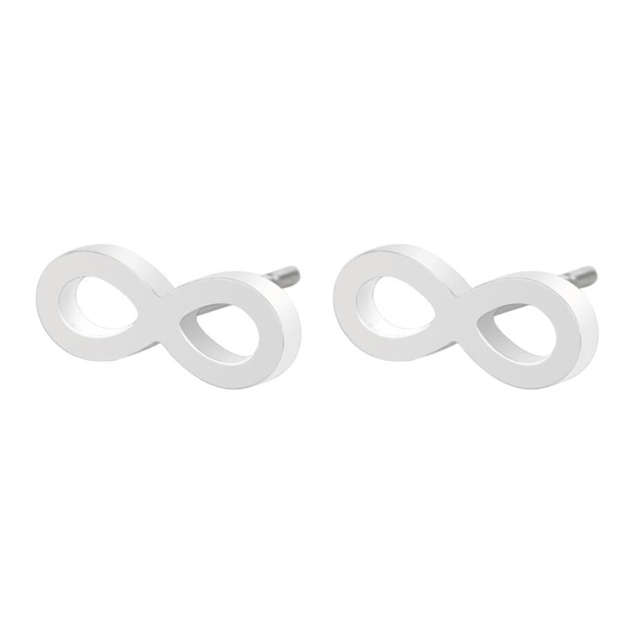 Infinity Symbol Hollow Stud Earrings - Sweet and Simple Geometric Jewelry