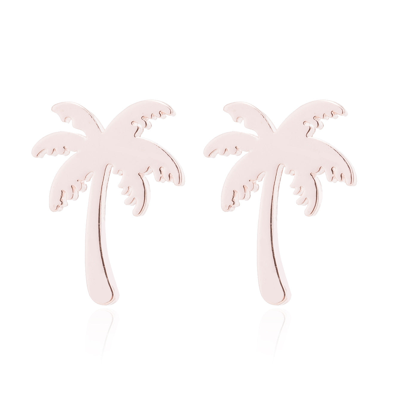 Coconut tree earrings, European and American Bohemian style ladies' fashionable personality small fresh earrings new summer products