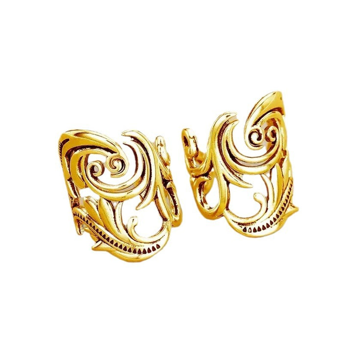 Leaf ear bone clip retro non-pierced earrings