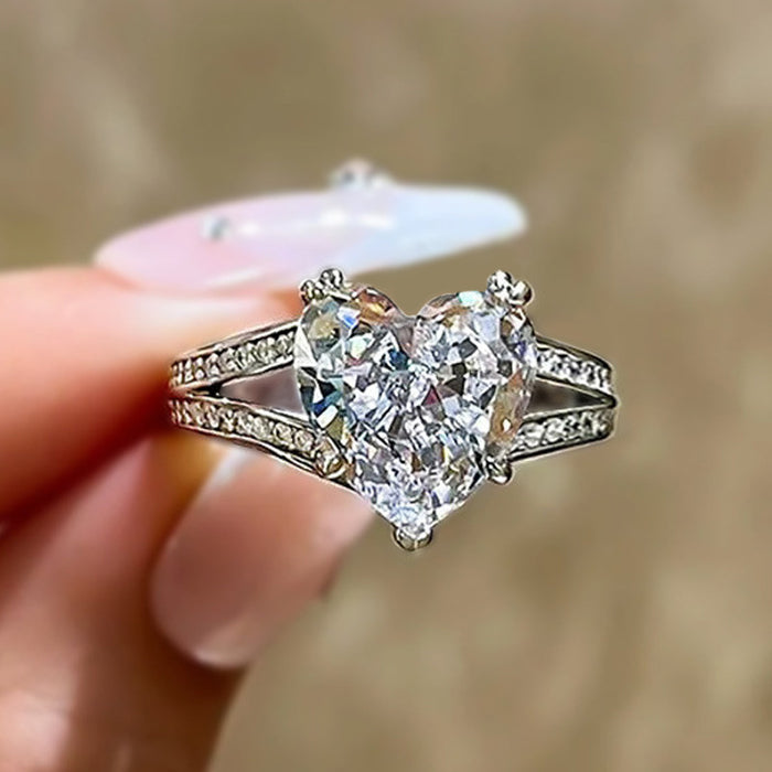 anillo de lirio retro abierto joyería grabada