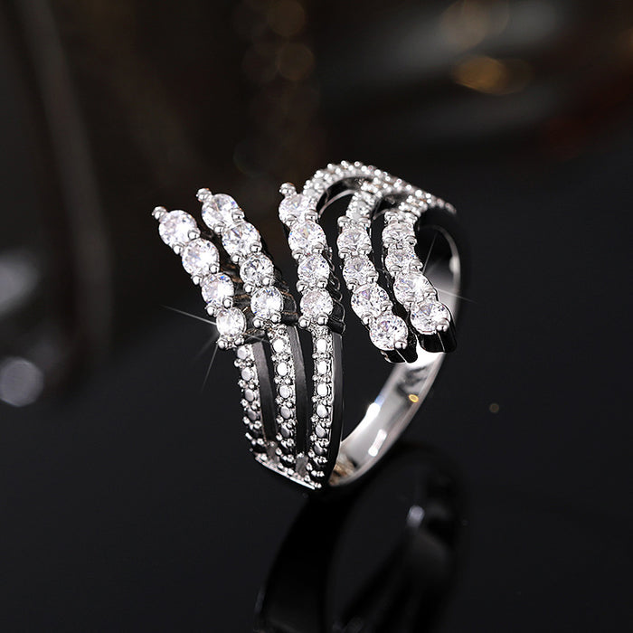 Swing arm design ring bracelet fashion luxury