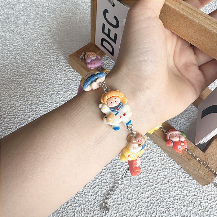 Love unicorn girlfriend bracelet soft girl cute style