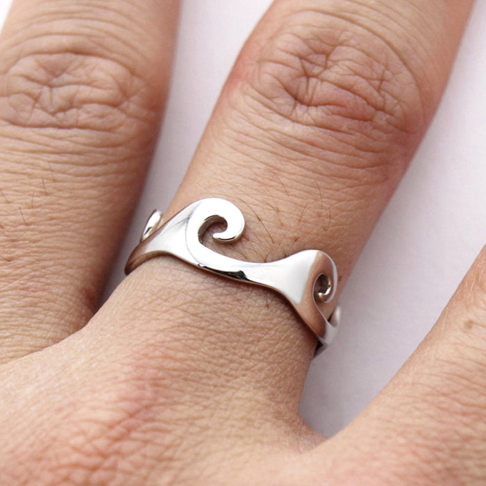 Anillo de circonitas en forma de 8 de infinito, moderno anillo para dulces 16