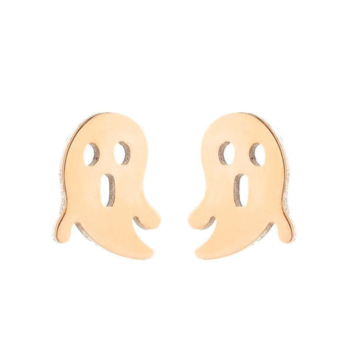 Halloween pumpkin skull earrings, European and American cross-border simple fashion ghost spider web earrings wholesale