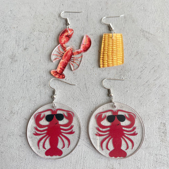 Fun acrylic earrings