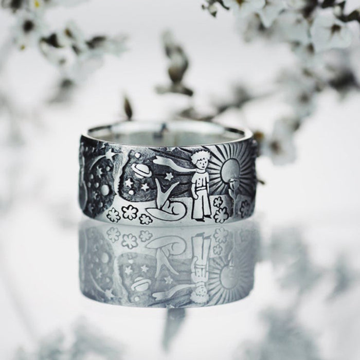 Little Fox Planet Ring Vintage Morgan Women's Ring