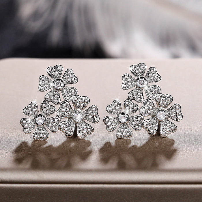 Diamond crystal earrings long earrings wholesale