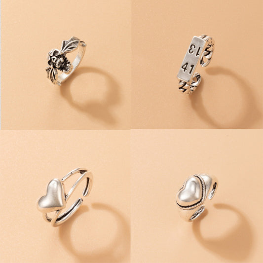 Skull 1314 Love Animal Single Ring