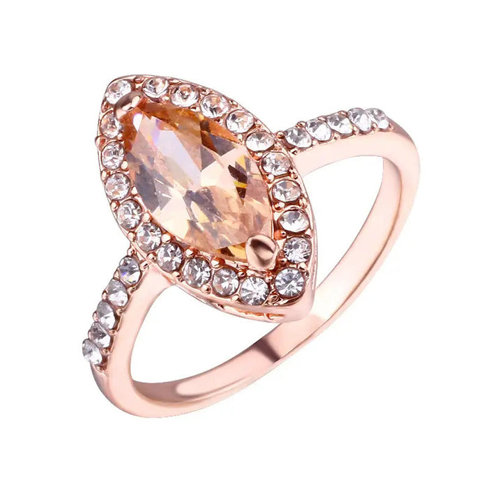 Design swing arm ring curved style exquisite women's ring