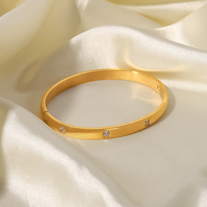 18K Gold Plated Stainless Steel Mixed Gold and Silver Ring - Trendy Minimalist Jewelry