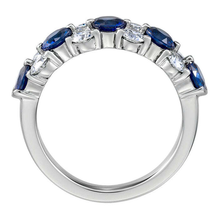 Lava Klein Blue Ring Light Luxury Design Couple Retro Ring