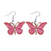 Colorful butterfly earrings - wallojewerly 