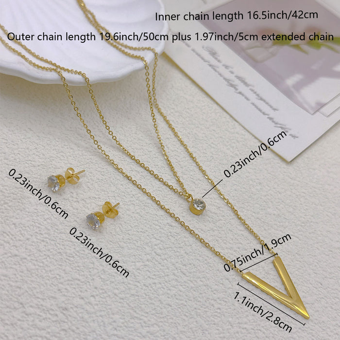 Aretes de acero inoxidable y titanio chapados en oro con forma de estrella al por mayor