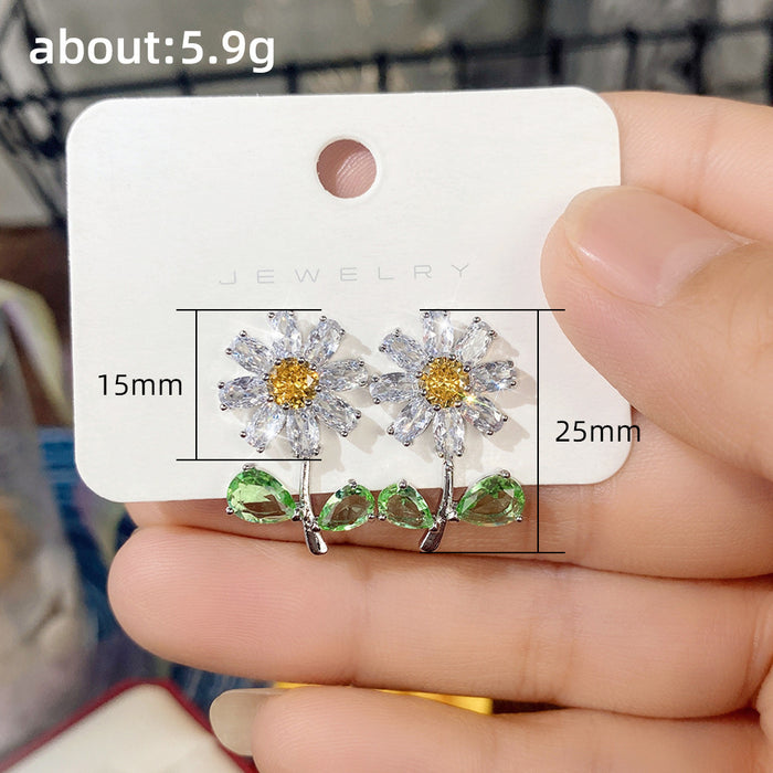 Small flower earrings