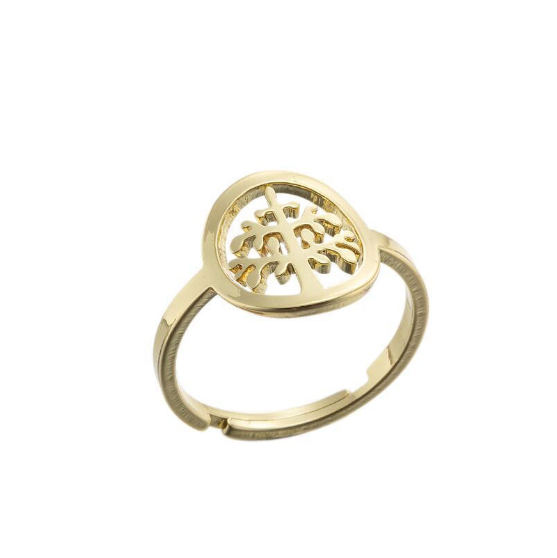 Anillo de árbol de la vida con forma de mariposa, venta al por mayor de anillos de animales pequeños japoneses y coreanos para gatos