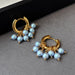 Wholesale Baroque-Shaped Freshwater Pearl Blue Swarovski Pearl Necklace, Bracelet, and Earring Sets - wallojewerly 