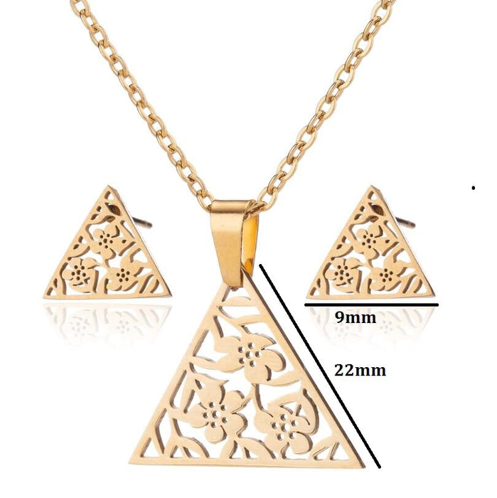 Cartoon car pendant necklace, INS style all-match stainless steel clavicle chain cross-border accessories