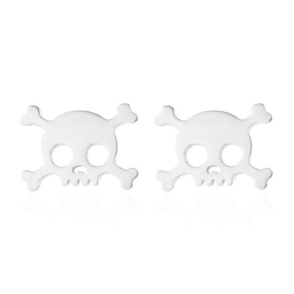 Halloween pumpkin skull earrings, European and American cross-border simple fashion ghost spider web earrings wholesale