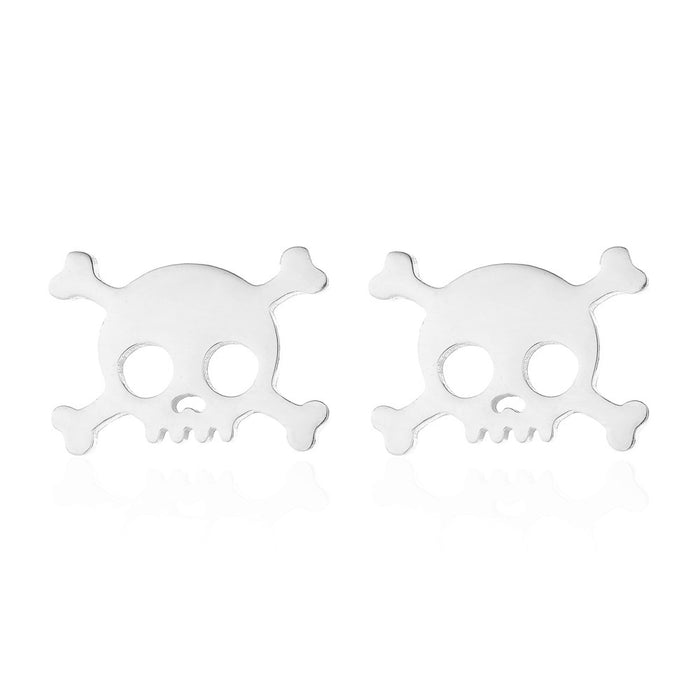 Halloween pumpkin skull earrings, European and American cross-border simple fashion ghost spider web earrings wholesale