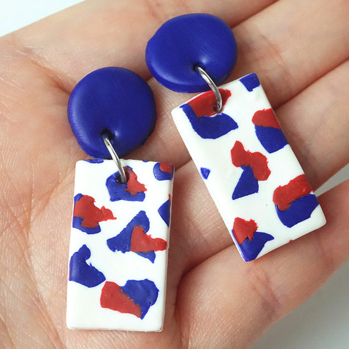 Unique Handmade Clay Earrings - Trendy and Stylish for Students