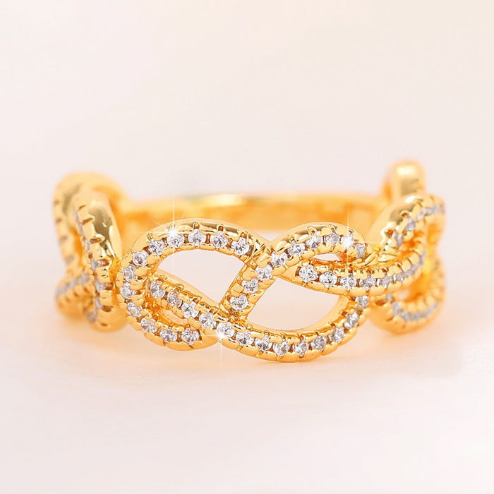 New trend of full diamond chain wrapped ring