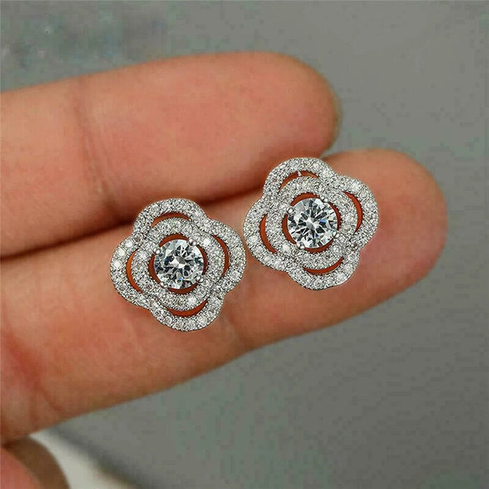 Camellia Sparkling Earrings