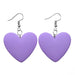 Colorful love earrings - wallojewerly 