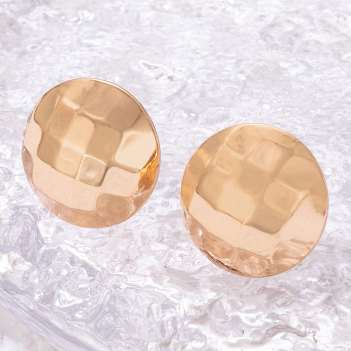 Hong Kong style geometric earrings irregular earrings