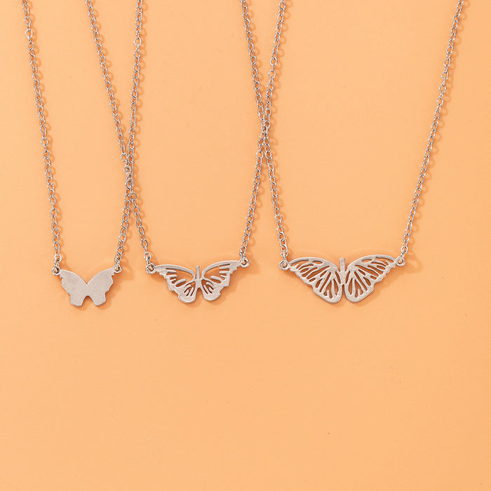 Conjunto de collar multicapa con latidos del corazón: regalo geométrico para San Valentín