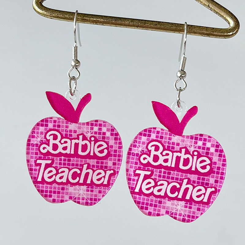 Teachers' Day Acrylic Earrings