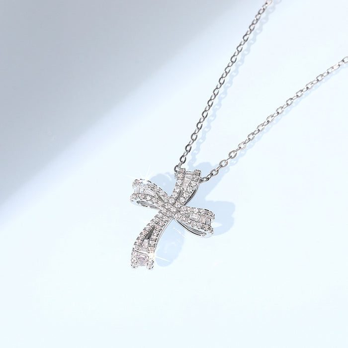 Cross Windmill Pendant Necklace