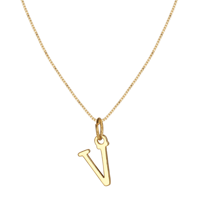 Gold alloy 26 English letter necklace - wallojewerly 