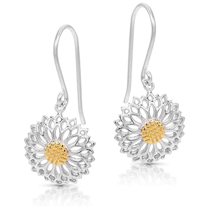 Hollow Daisy Earrings Women's Retro Earrings