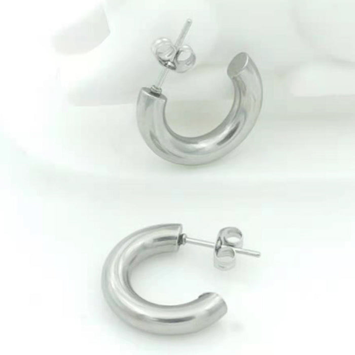 Hoop Earrings Wholesale, Amazon C-Shaped Earrings 14K Earrings