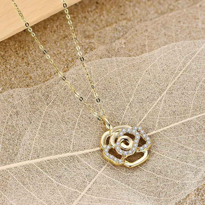Hollow Flower Vintage Necklace